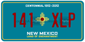 141XLP  license plate in NM