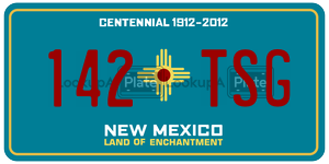 142TSG  license plate in NM