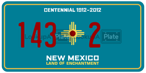1432  license plate in NM