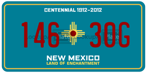 14630G  license plate in NM