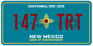 147TRT  license plate in NM