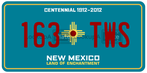 163TWS  license plate in NM