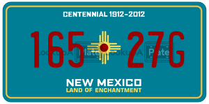 16527G  license plate in NM