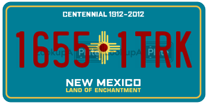 16551TRK  license plate in NM