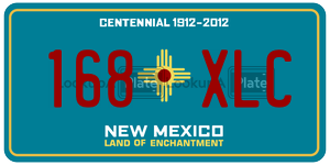 168XLC  license plate in NM