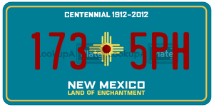 1735PH  license plate in NM