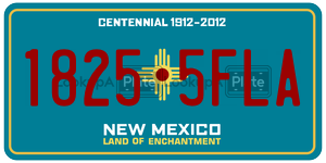 18255FLA  license plate in NM