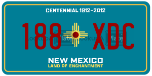 188XDC license plate in New Mexico