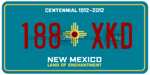 188XKD  license plate in NM