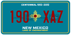 190XAZ  license plate in NM