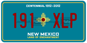191XLP  license plate in NM