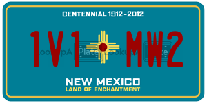 1V1MW2  license plate in NM