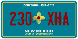 230XHA  license plate in NM