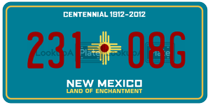 23108G  license plate in NM