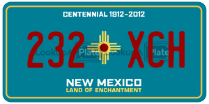 232XCH  license plate in NM
