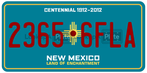 23656FLA  license plate in NM