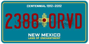 23880RVD  license plate in NM