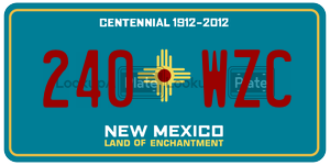 240WZC  license plate in NM