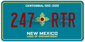 247RTR  license plate in NM