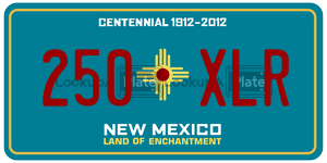 250XLR  license plate in NM