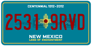 25319RVD  license plate in NM