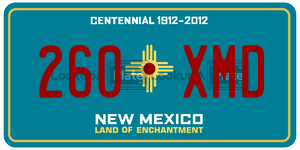260XMD  license plate in NM
