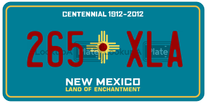 265XLA  license plate in NM