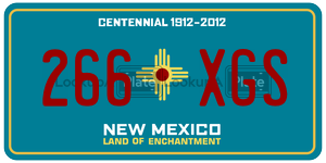 266XGS  license plate in NM
