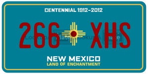 266XHS  license plate in NM