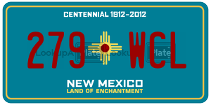 279WCL  license plate in NM