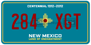 284XGT  license plate in NM