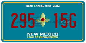 29515G  license plate in NM