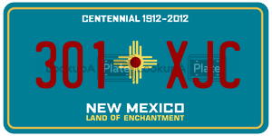 301XJC  license plate in NM