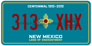 313XHX  license plate in NM