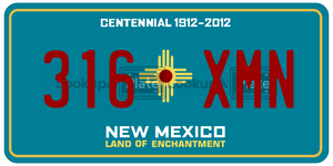 316XMN  license plate in NM