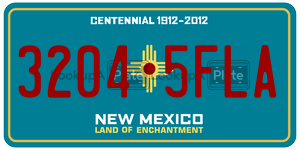 32045FLA  license plate in NM