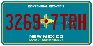 32697TRH  license plate in NM