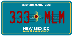 333MLM  license plate in NM