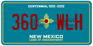 360WLH  license plate in NM