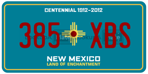 385XBS  license plate in NM
