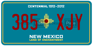 385XJY  license plate in NM