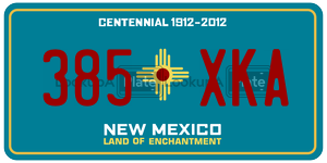 385XKA  license plate in NM
