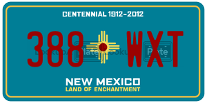 388WXT  license plate in NM
