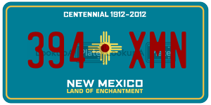 394XMN  license plate in NM