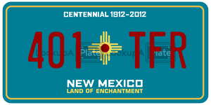401TFR  license plate in NM