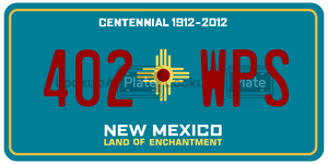 402WPS  license plate in NM