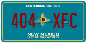 404XFC  license plate in NM