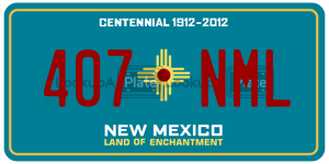 407NML  license plate in NM