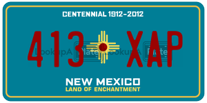 413XAP  license plate in NM