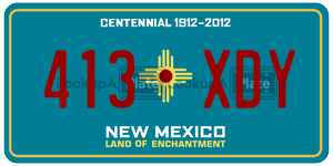 413XDY  license plate in NM